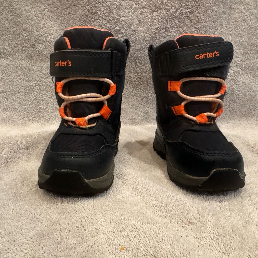Carter's Kids Boots in Black and Orange